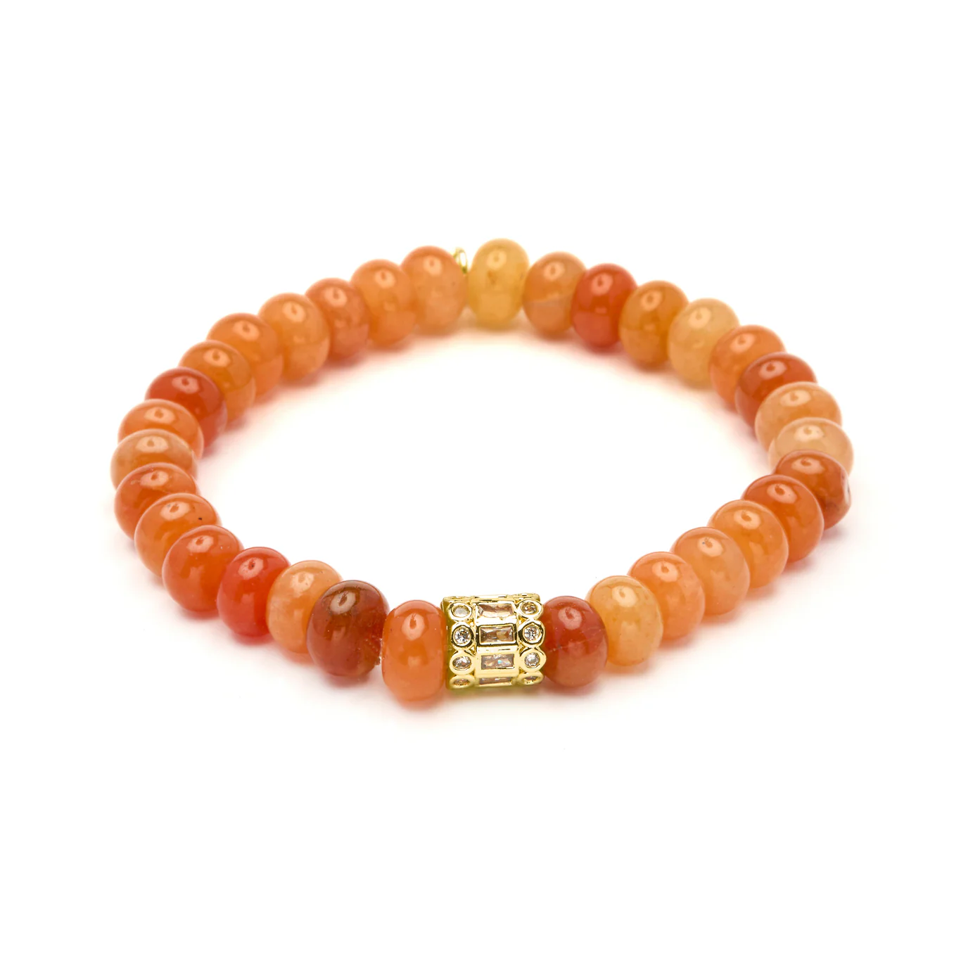 Pulsera Cuentas Naranja Luxenter — A&E Martínez Joyeros Alcalá de Henares
